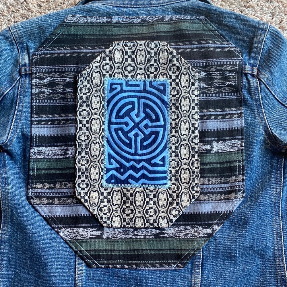 Patchwork Denim Jacket - image 4